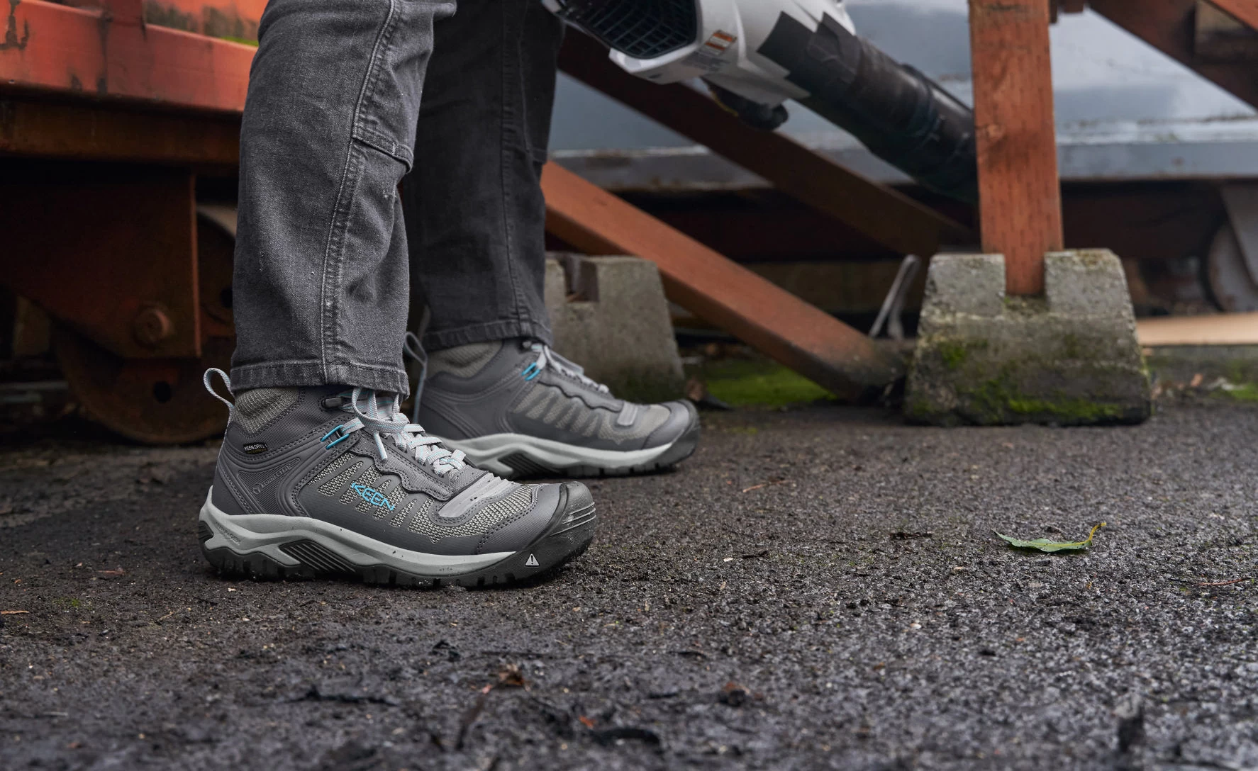 Keen Women's Reno KBF Waterproof Mid (Soft Toe) | Magnet/Ipanema - Image 7