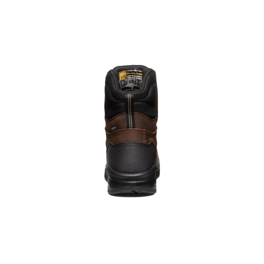 Keen Men's Independence 8" Insulated Waterproof Boot (Carbon-Fiber Toe) | Dark Earth/Black - Image 5