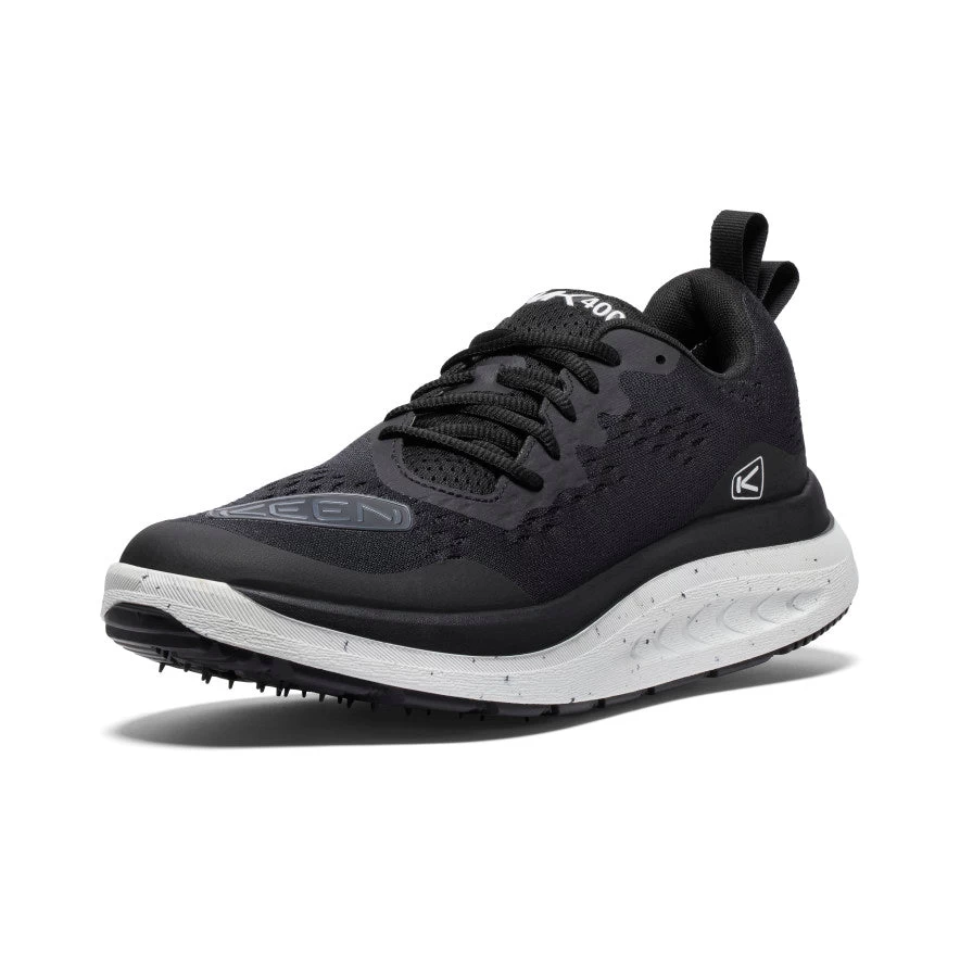 Keen Men's WK400 Walking Shoe | Black/White - Image 3