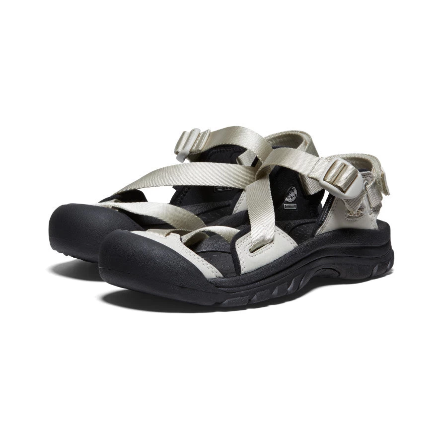 Keen Women's Zerraport II Sandal | Silver Birch/Black - Image 2