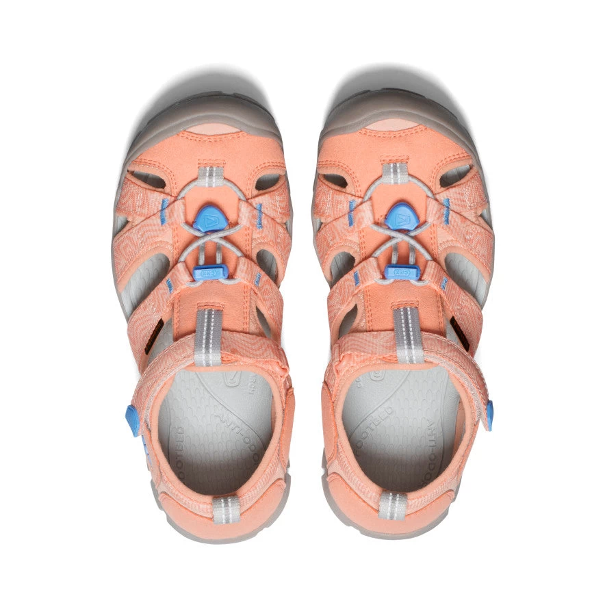 Keen Big Kids' Seacamp II CNX | Papaya Punch/Marina - Image 4