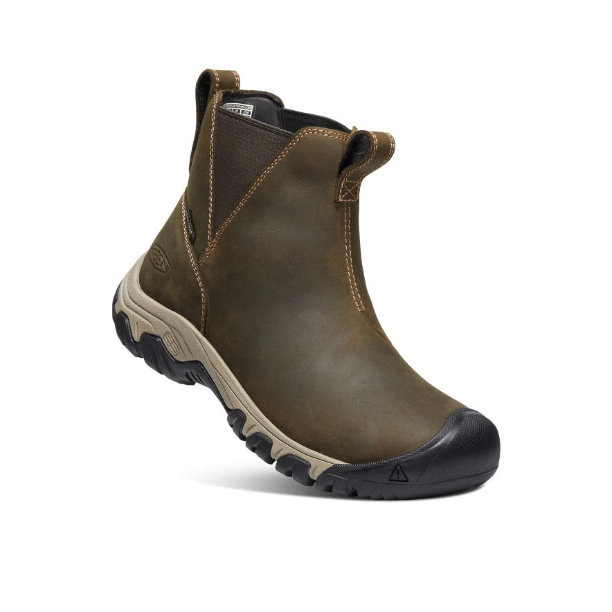 Keen Women's Greta Waterproof Chelsea | Olive/Timberwolf - Image 3