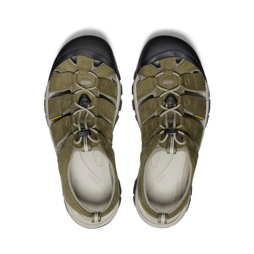 Keen Men's Newport Leather | Martini Olive/Brindle - Image 4