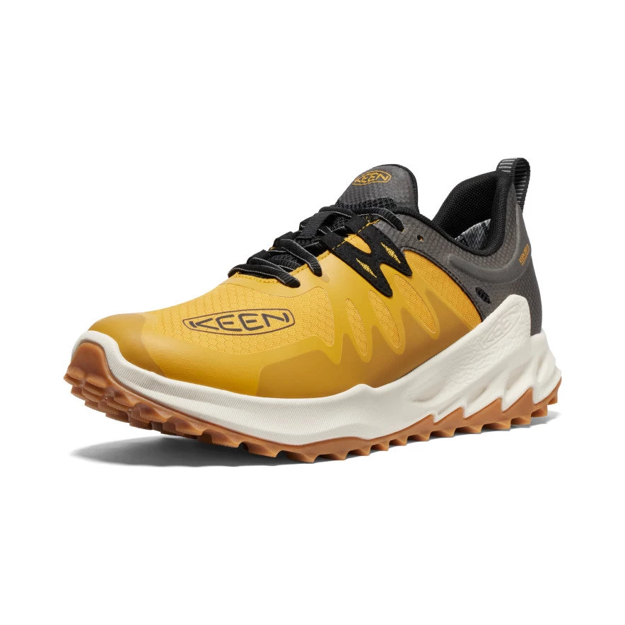 Keen Men's Zionic Waterproof Hiking Shoe | Golden Yellow/Black - Image 3