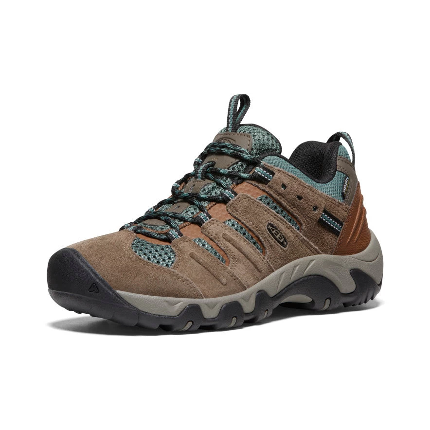Keen Women's Headout Waterproof Hiking Shoe | Shitake/Dark Forest - Image 3