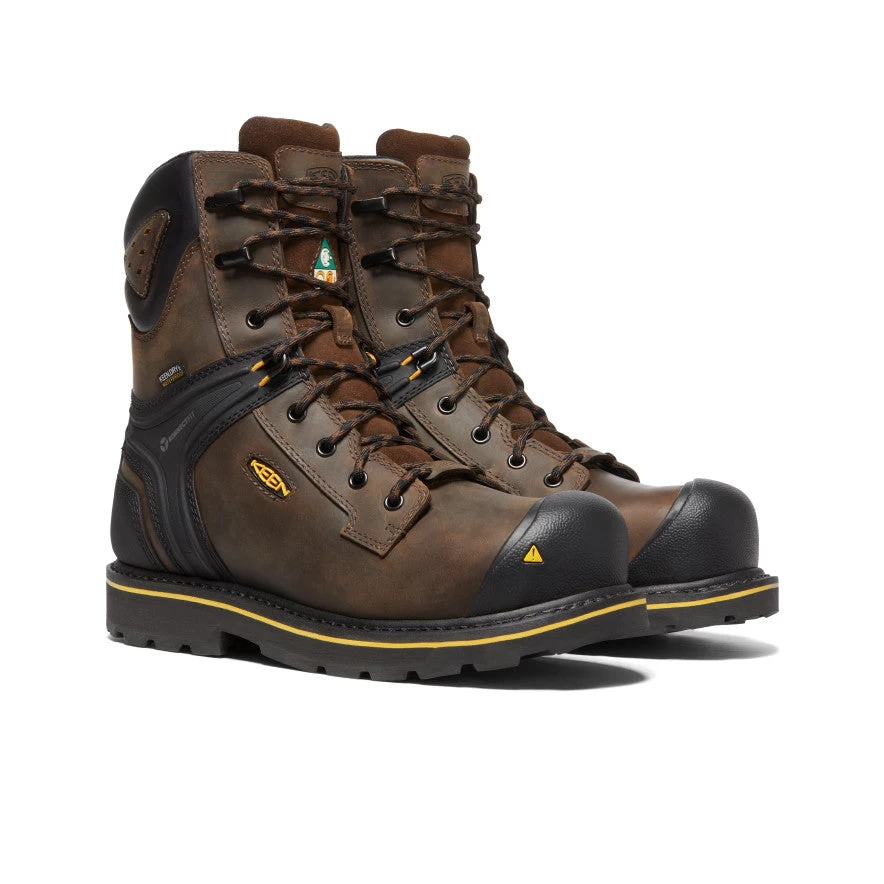Keen Men's CSA Abitibi II Waterproof Boot (Carbon-Fiber Toe) | Cascade Brown/Black - Image 2
