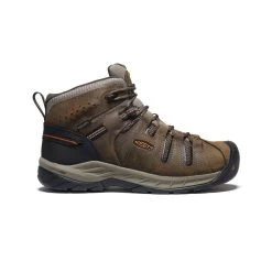 Keen Men's Flint II Waterproof Mid (Soft Toe) | Black Olive/Brindle