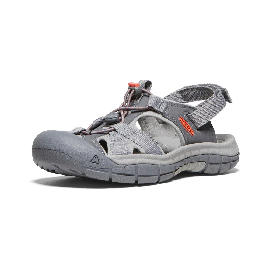 Keen Women's Ravine H2 Sandal | Steel Grey/Coral - Image 3