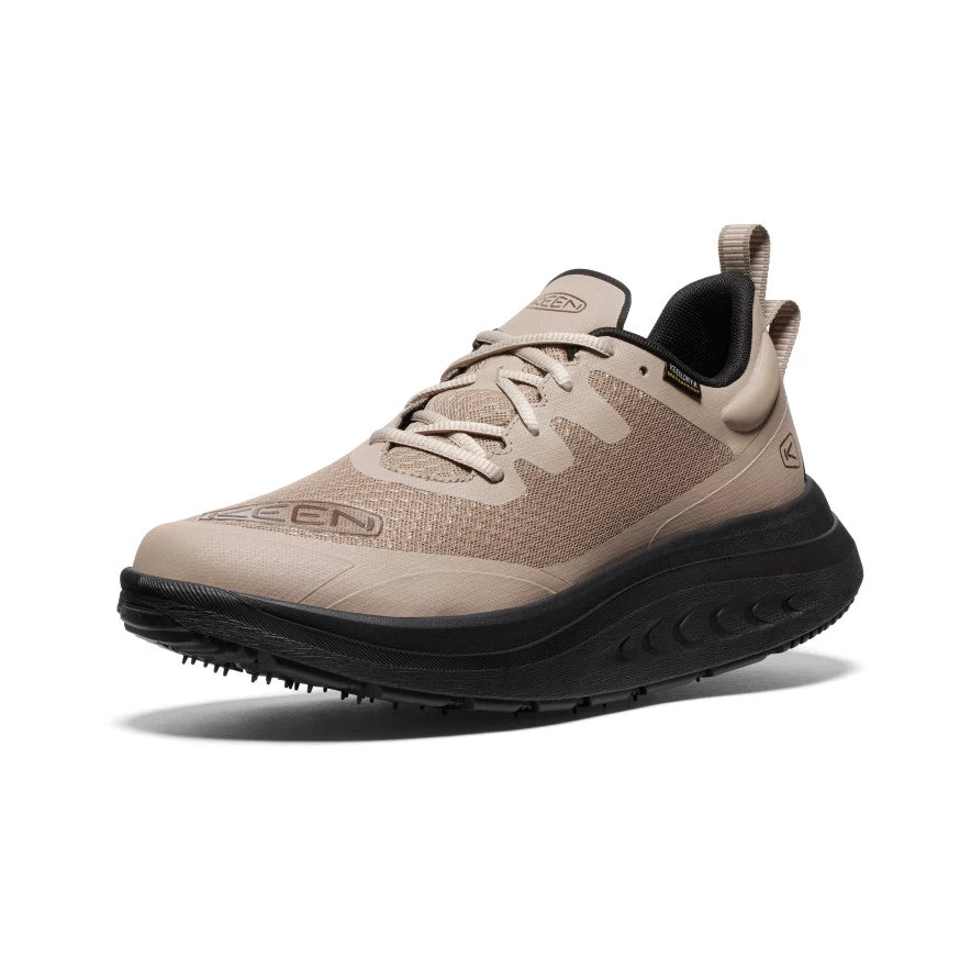 Keen Women's WK400 Waterproof Walking Shoe | Timberwolf/Black - Image 3