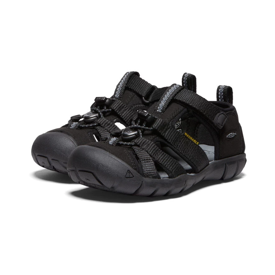Keen Little Kids' Seacamp II CNX | Black/Grey - Image 2