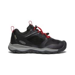 Keen Big Kids' Wanduro Waterproof Shoe | Black/Ribbon Red