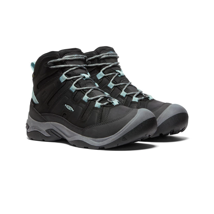 Keen Women's Circadia Polar Waterproof Boot | Black/Cloud Blue - Image 2
