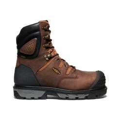 Keen Men's Camden 8" Waterproof Boot (Carbon-Fiber Toe) | Leather Brown/Black