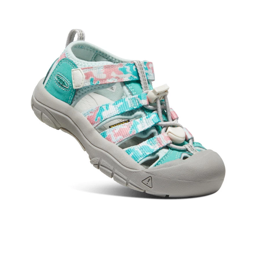 Keen Little Kids' Newport H2 | Camo/Pink Icing - Image 3