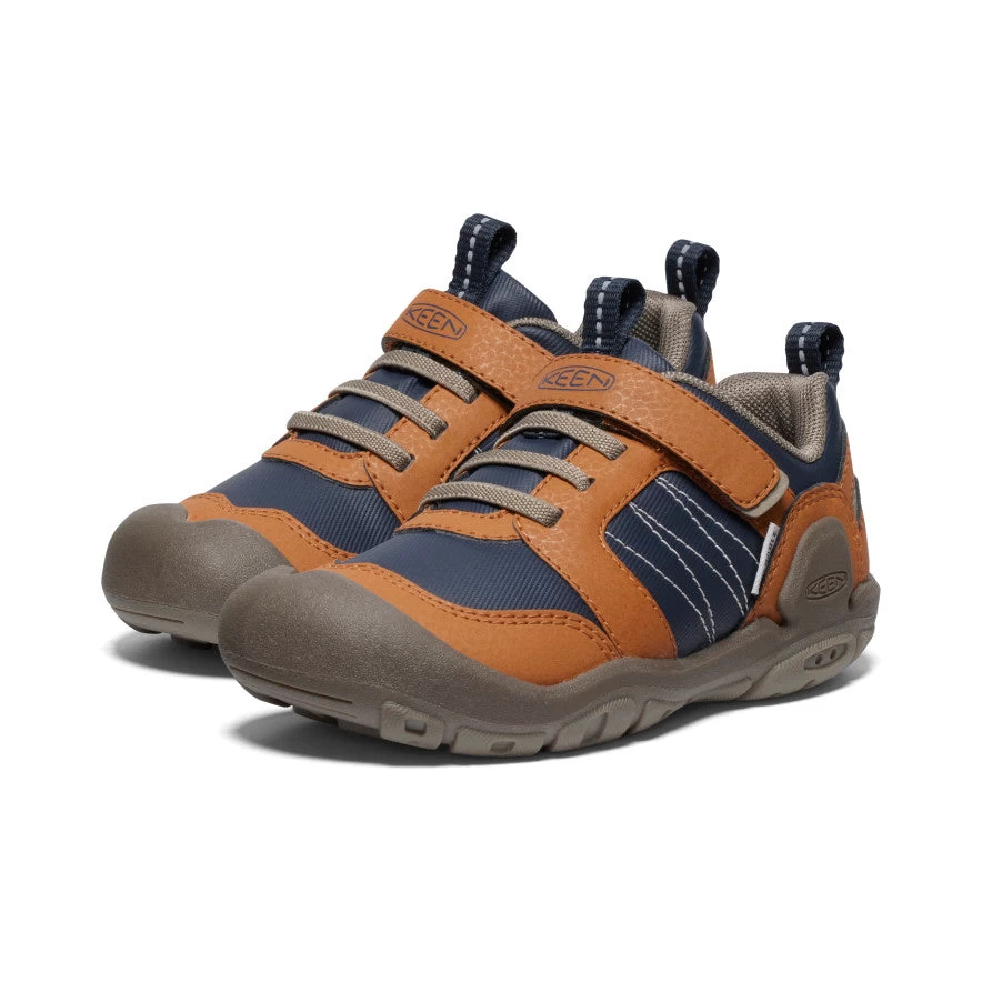 Little Kids' Knotch Peak Sneaker | KEEN Maple/Sky Captain - Image 2