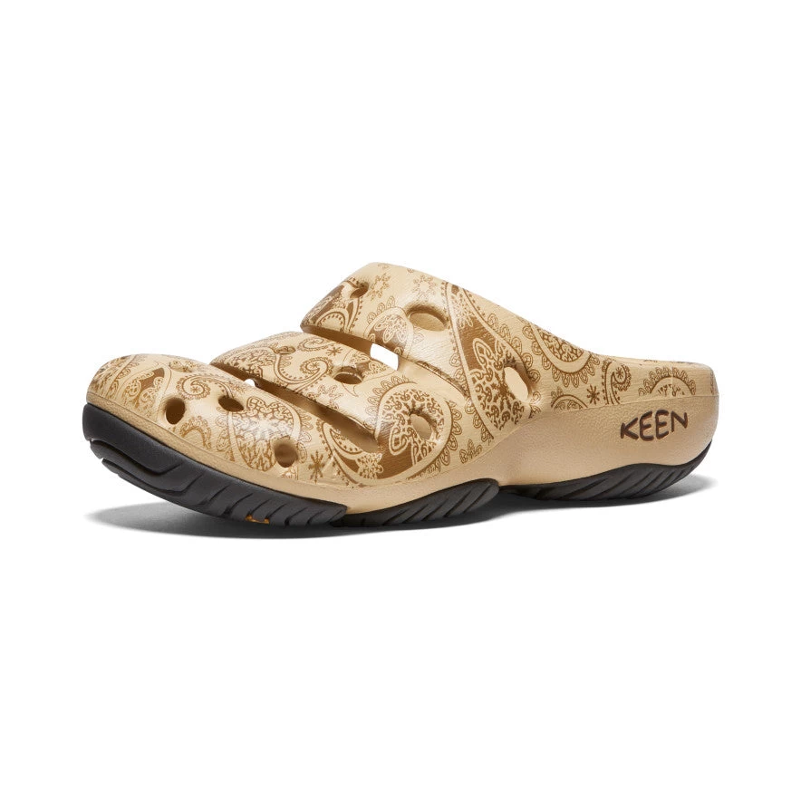 Keen Women's Yogui Arts Clog X THC | Caffe Latte Paisley - Image 3