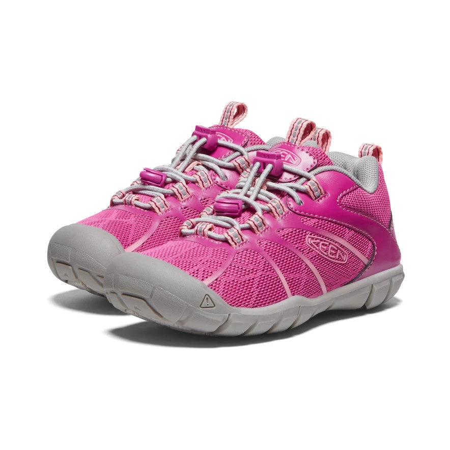 Keen Little Kids' Chandler 2 CNX Sneaker | Festival Fuchsia/Ibis Rose - Image 2