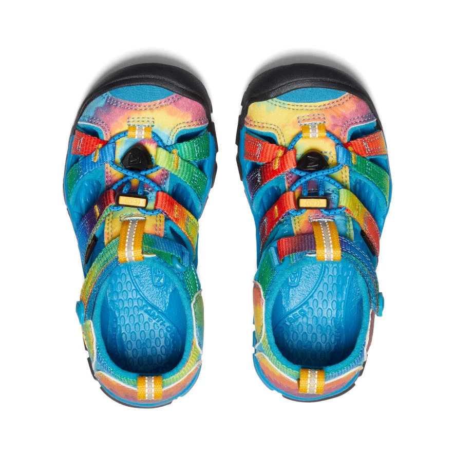 Keen Little Kids' Seacamp II CNX | Vivid Blue/Original Tie Dye - Image 4