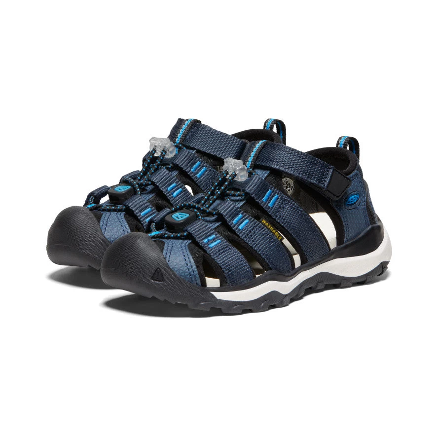 Keen Little Kids' Newport Neo H2 | Blue Nights/Brilliant Blue - Image 2