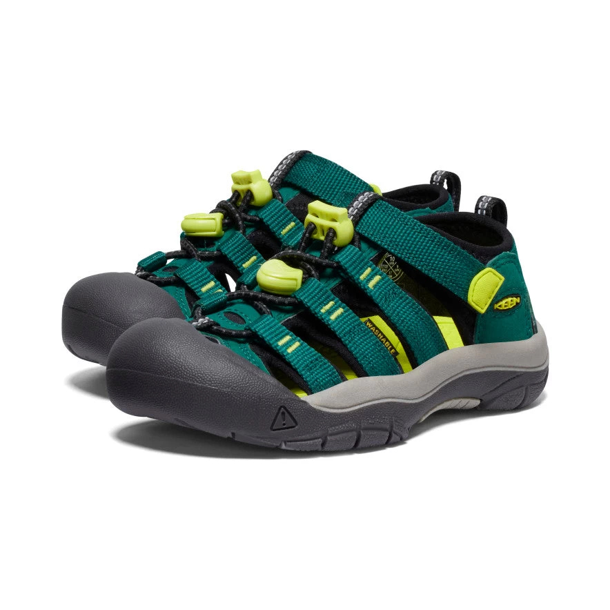 Keen Little Kids' Newport H2 | Aventurine/Evening Primrose - Image 2