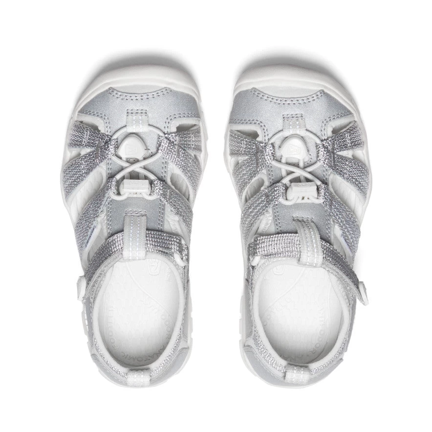 Keen Little Kids' Seacamp II CNX | Silver/Star White - Image 4