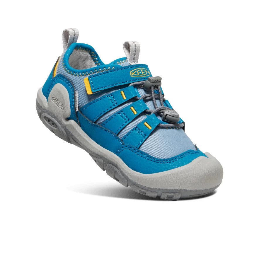 Keen Little Kids' Knotch Hollow Sneaker | Blue Shadow/Mykonos Blue - Image 3